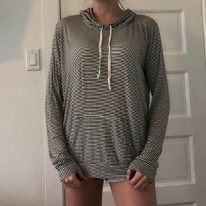 Super soft brandy Melville striped hoodie!